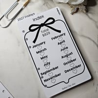 Image 4 of 2027 Friday Savings Challenge With Envelopes A6