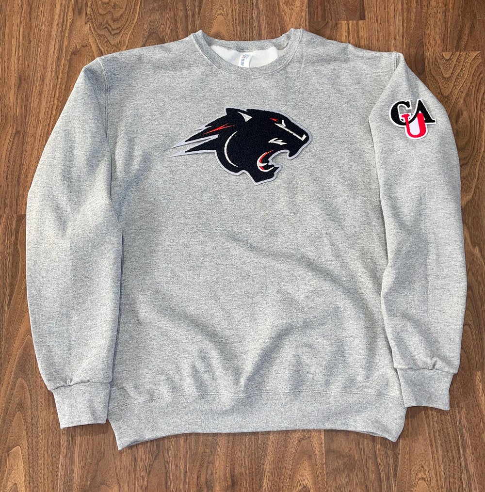 CLARK ATLANTA UNIVERSITY PANTHER PRIDE PATCH SWEATSHIRT