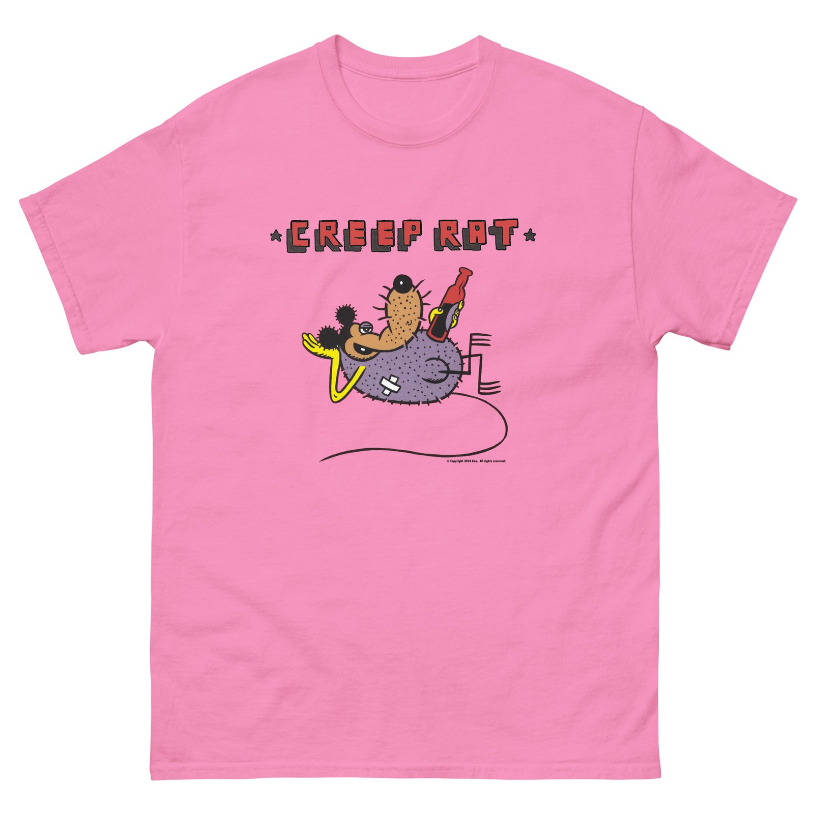 Creep Rat T-Shirt by Kaz | Dummy Zine - Comics History and