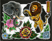 Image 1 of Number 10 original 11”x14” flash sheet