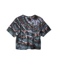 Image 7 of S Crop Tee in Ember Ice Dye