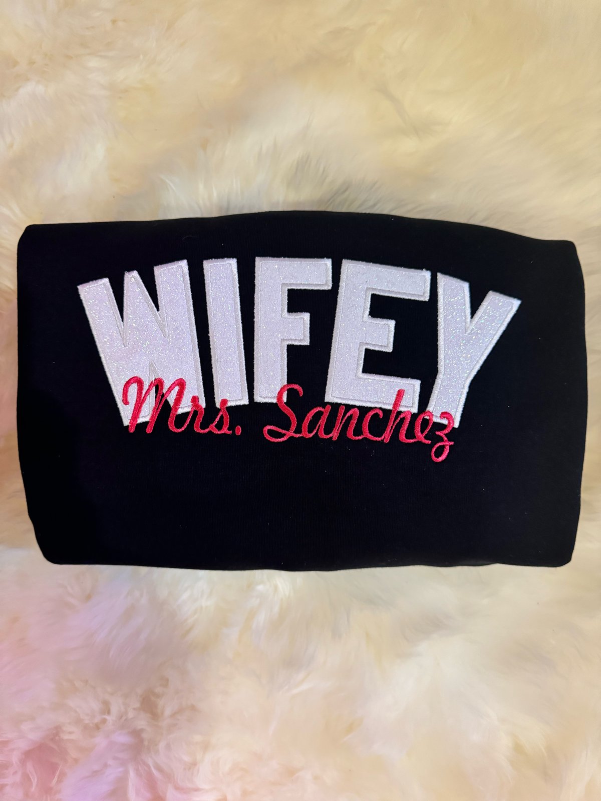 Image of WIFEY Embroidered Crewneck 