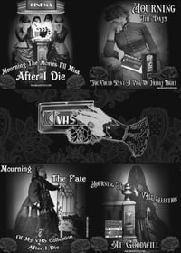 Image 2 of PRESALE- VHS Mourning Hand Enamel Pin