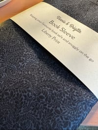 Image 2 of Padded Book Sleeve Liberty York Fern