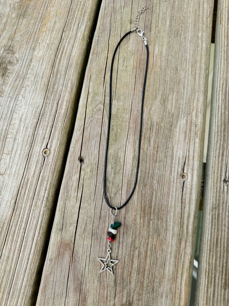 Image of Free Palestine Necklace (Star)