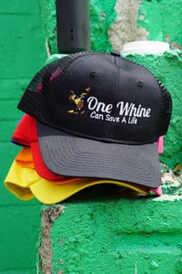 Image 5 of What’s your FLAVOR OneWhine Dad Hats,Trucker Hats, Fitted Caps