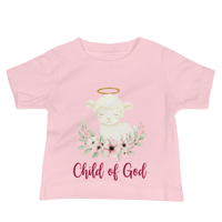 Image 2 of Baby girl Jersey Short Sleeve Tee (Child of God)