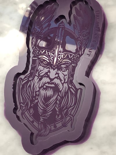 Image of Odin The All Father Norse God Silicone Mold