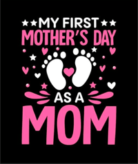 Image 1 of My first Mother's Day T-SHIRT 
