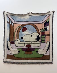 Snoopy Bootlegs a Lounge Room Rug 