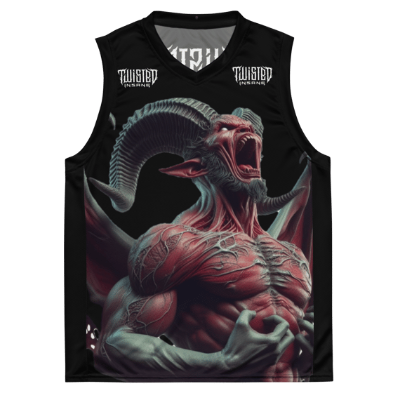 Image of The Demon Inside Basketball Jersey