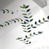 Bold Reflection | Stylized Leaf Mobile