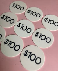 Image 1 of Acrylic Shaped Price Tags / Market Display / Prices / Shop Display