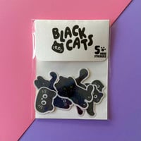 Image 2 of Stickers Black Cats