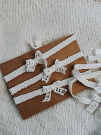 Image 2 of Mini Vintage Lace Bow