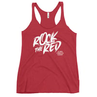 Image 1 of Rock the Red Women's Racerback Tank
