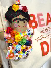 Image 2 of Frida Kahlo felt decoration/bag charm
