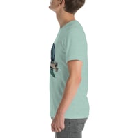 Image 4 of Artbot Alien Bent Back Light-Colored Unisex t-shirt