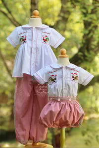 Image 1 of ELH x Manolitas Boy's Hand Smocked Santa Collection 