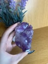 Amethyst cluster 