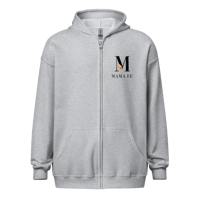 Image 3 of MamaFe Logo Black Font Unisex heavy blend zip hoodie
