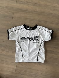white fashion tee (sz medium)