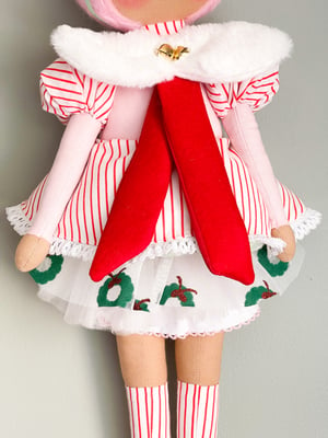 Image of RESERVED FOR GRIETJE Classic Holiday Art Doll Cindy