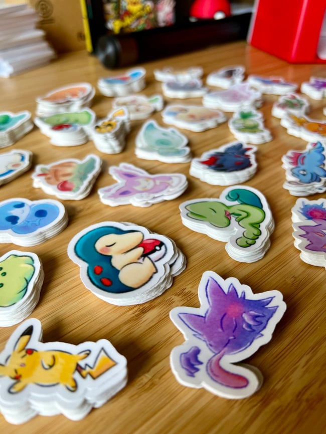 Pokemon Sticker Gacha
