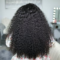 Image 2 of 250% Density Water Wave Flip Over Half Wig (from OQ Hair)