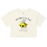 Image 1 of hike is so fun Women’s crop top 