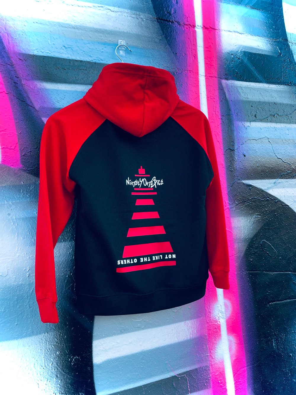 Image of Kids Black/Red Camo Hoody