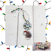 Holiday Lights Possum Hexapetalon Ornament