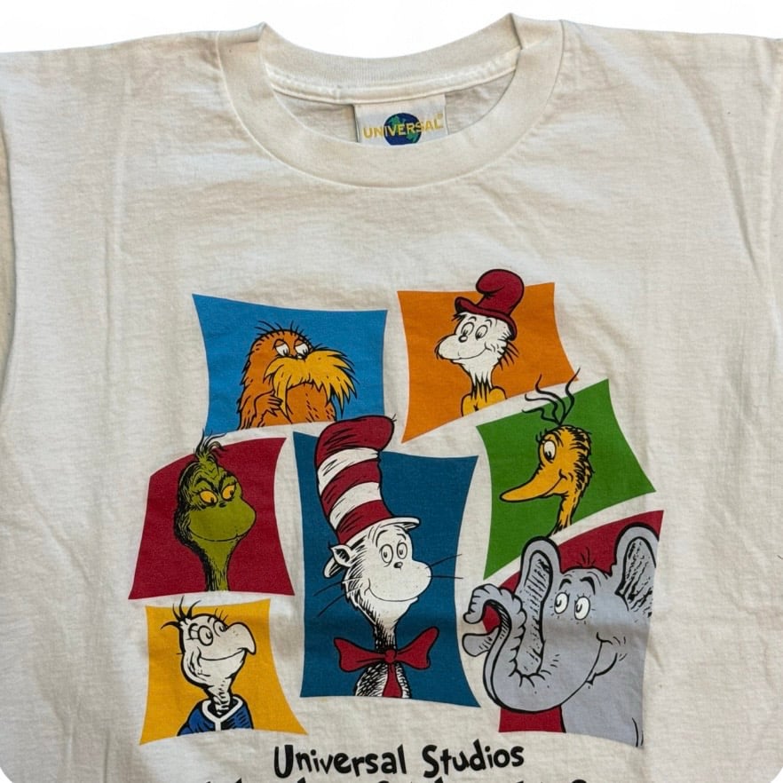 Image of 2000s Dr Seuss Universal Studios Graphic Tee (S)