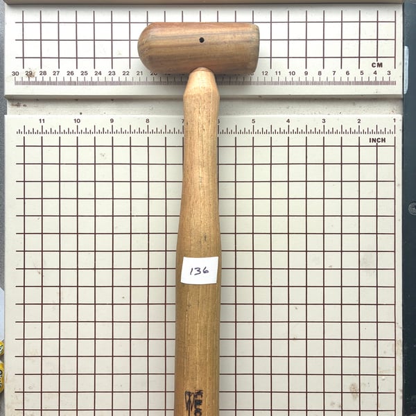 Image of Used Hardwood Sinking/Bouging Mallet (item 136)