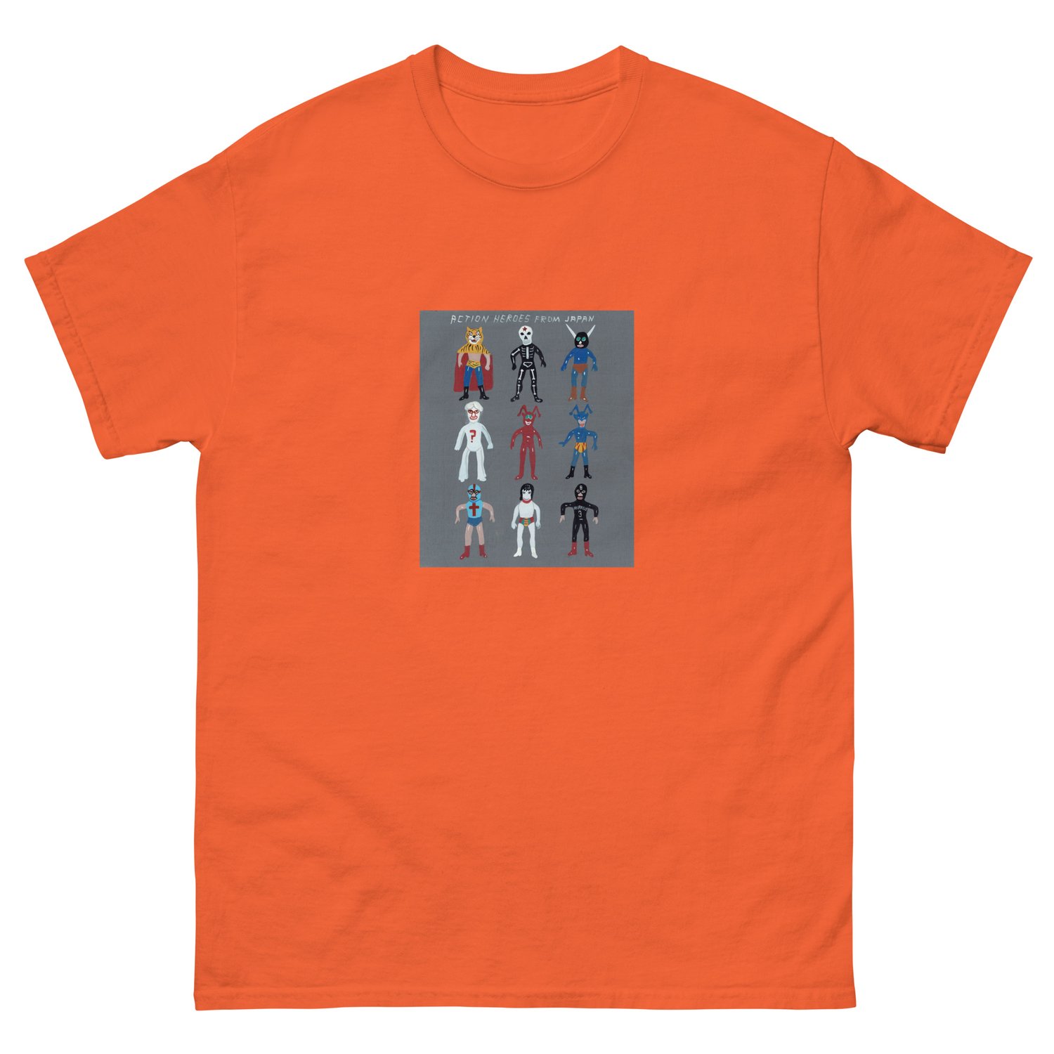 Image of ACTION HEROES FROM JAPAN T-SHIRT