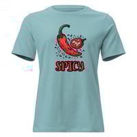 Image 6 of Women's Relaxed T-Shirt, Spicy Peppers T-Shirt | Funny Chili Pepper Graphic Tee
