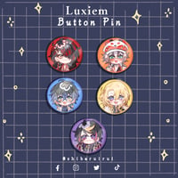 Image 1 of Luxiem Button Pin Nijisanji