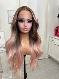 Image 14 of Balayage pink luxury free part (ready to ship) 