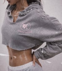 Image 3 of grunge pin up gray pullover 