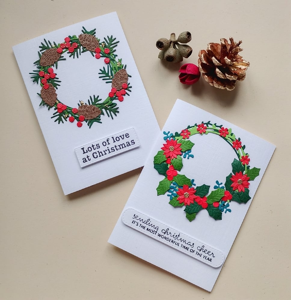 Image of Pinecones & Poinsettias