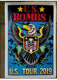 Image 1 of US BOMBS TOUR POSTER 2018