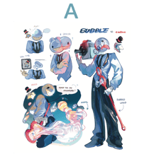 Image 2 of TADC Bubble Sticker Sheet