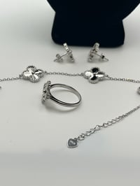 Image 2 of 925 Silver Clover Set