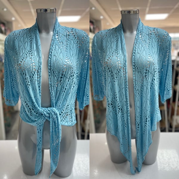 Image of Crochet Floral Pattern Viscose Shurg