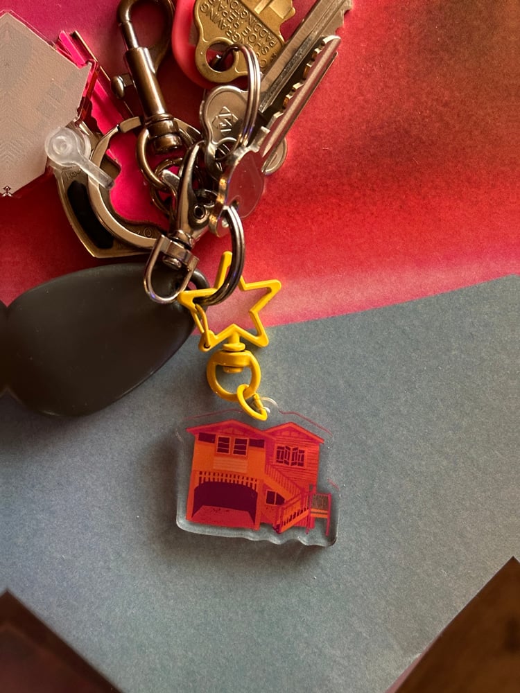 Image of *Newly Upgraded* Queenslander Acrylic Key Charm