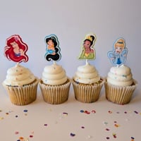 Image 5 of Princesas Cupcake Toppers Sets de 12 y 24