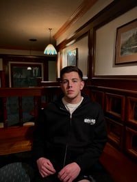 Image 1 of Zipped Hoodie - Black