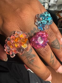 Image 4 of pink starburst ring