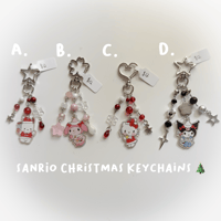 Image 1 of Sanrio Christmas Keychains 