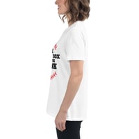 Image 3 of "The White Sox Make Me Drink" – White Women's Relaxed Fit Tee